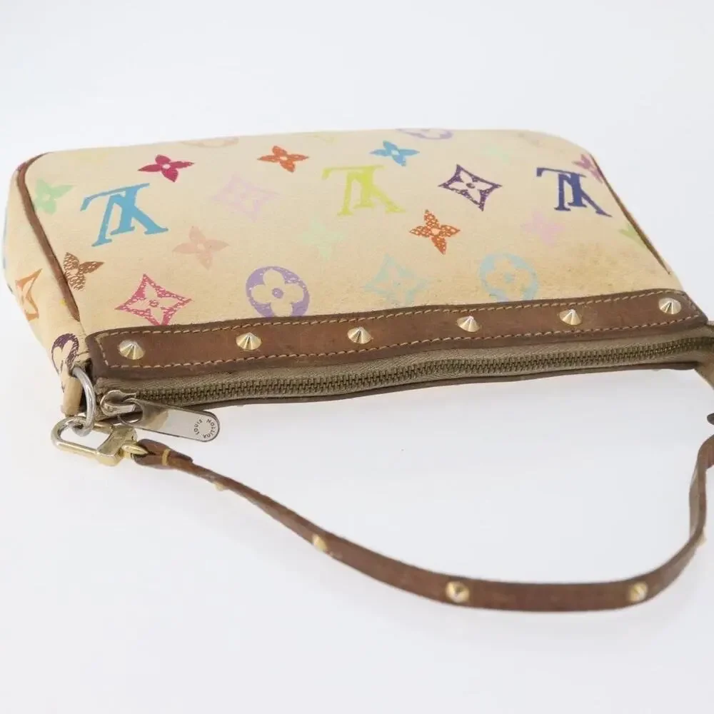 Louis Vuitton Monogram Multicolor Pochette Accessoires Pouch White